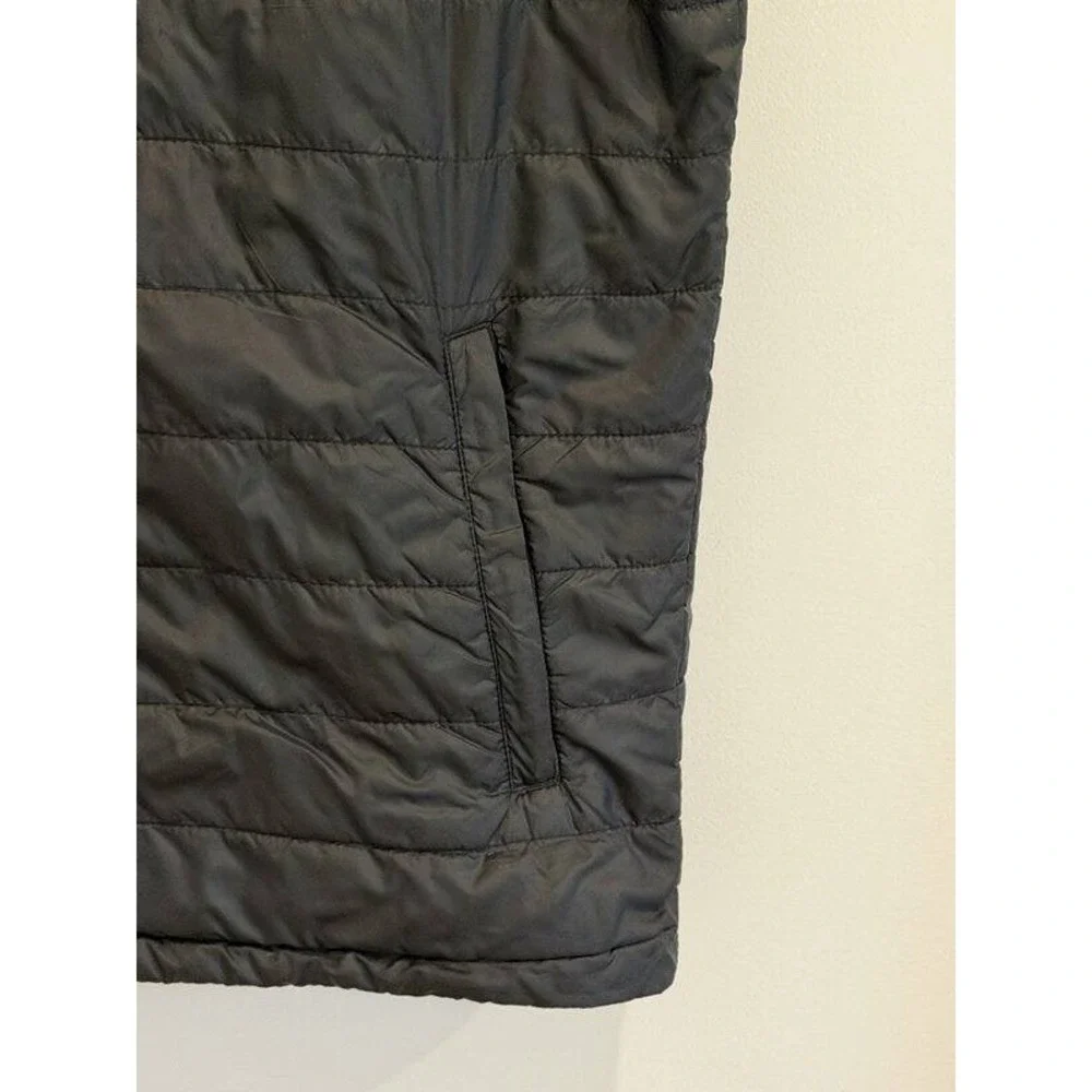 Columbia Mens Omni Heat Black Full Zip Vest Thermal Silver Lined Size Large